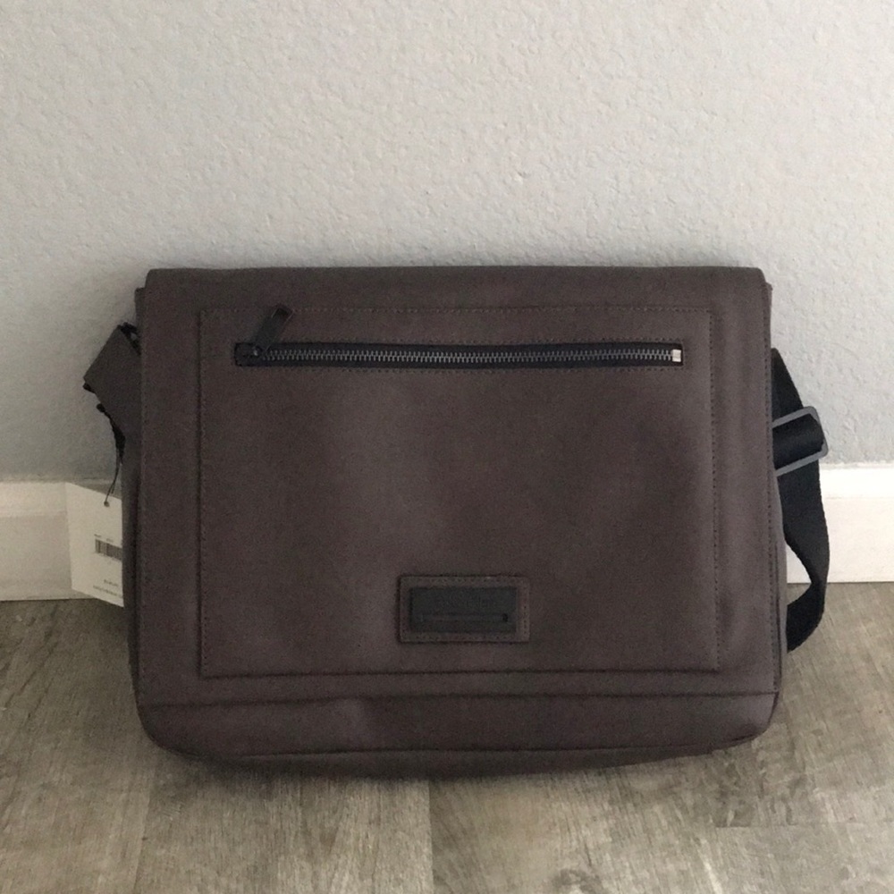 Calvin Klein brown men crossbody handbag